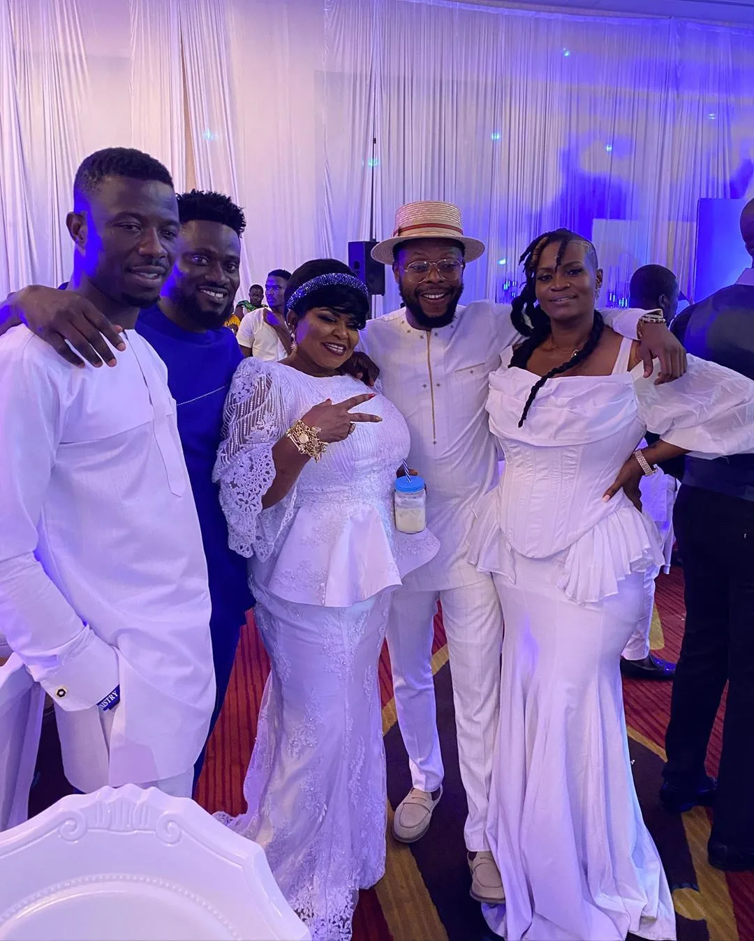 Here’s how your favourite Ghanaian celebrities showed up for Rev Obofour and Bofowa’s baby christening dinner