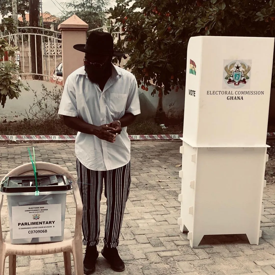 Naa Ashorkor, Stonebwoy, Serwaa & other Ghanaian celebrities who cast their vote in the 2020 general elections.