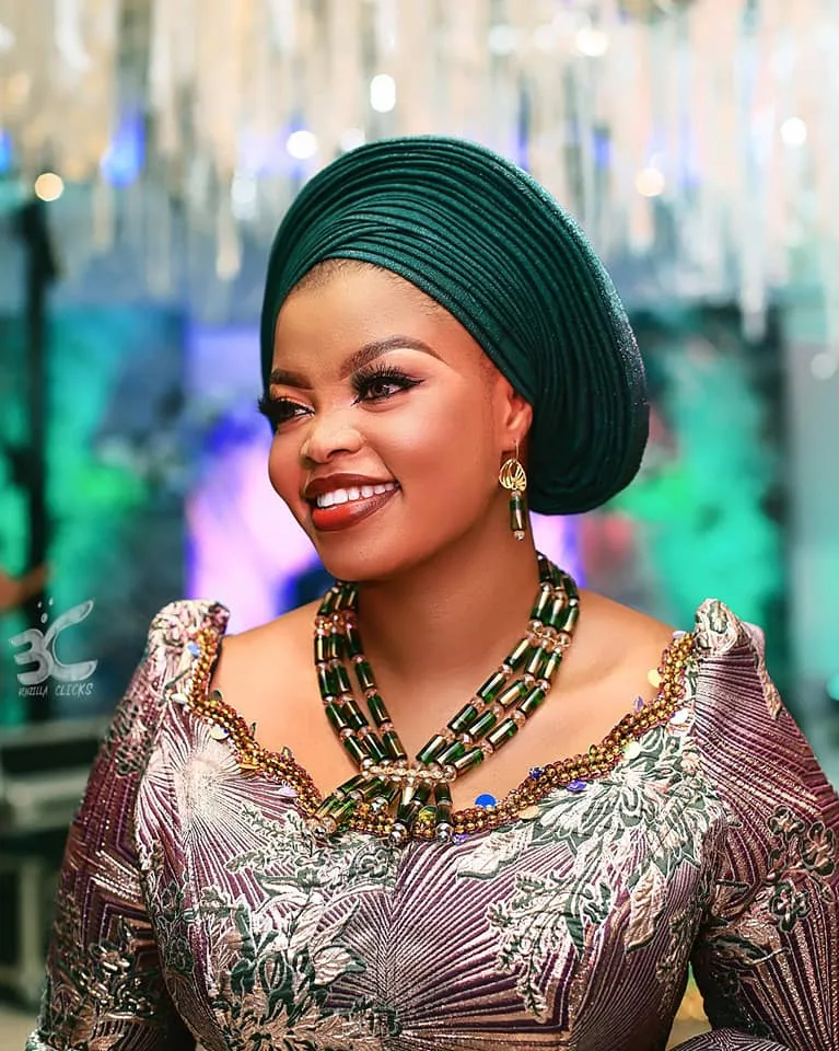All The Beautiful Gowns TV3’s Ayisha Yakubu’s wore for her Muslim Wedding
