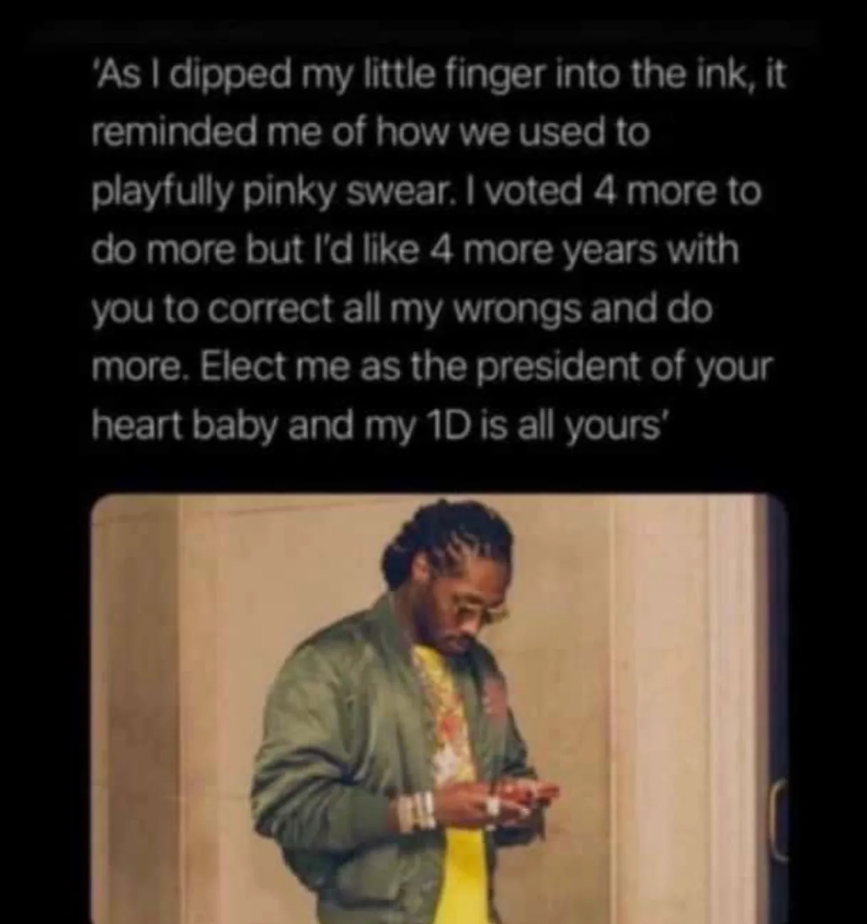 You stand a chance of winning your ex back with these Twitter Election Vibes. Check them out!!
