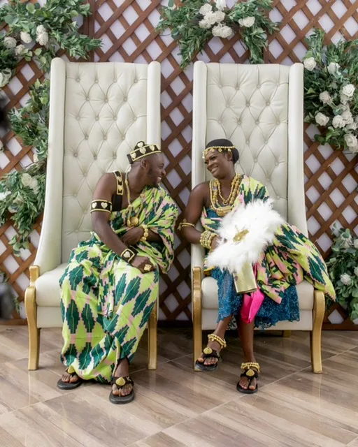 #MELORIE2021: Inside Equa Boakye and Kwesi’s culturally-rich kente wedding