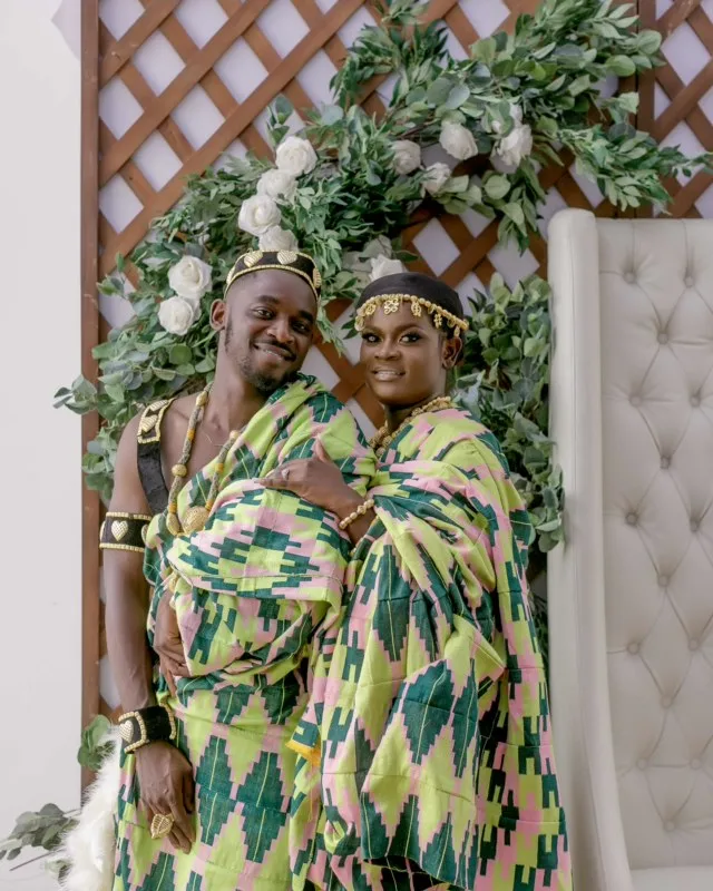 #MELORIE2021: Inside Equa Boakye and Kwesi’s culturally-rich kente wedding