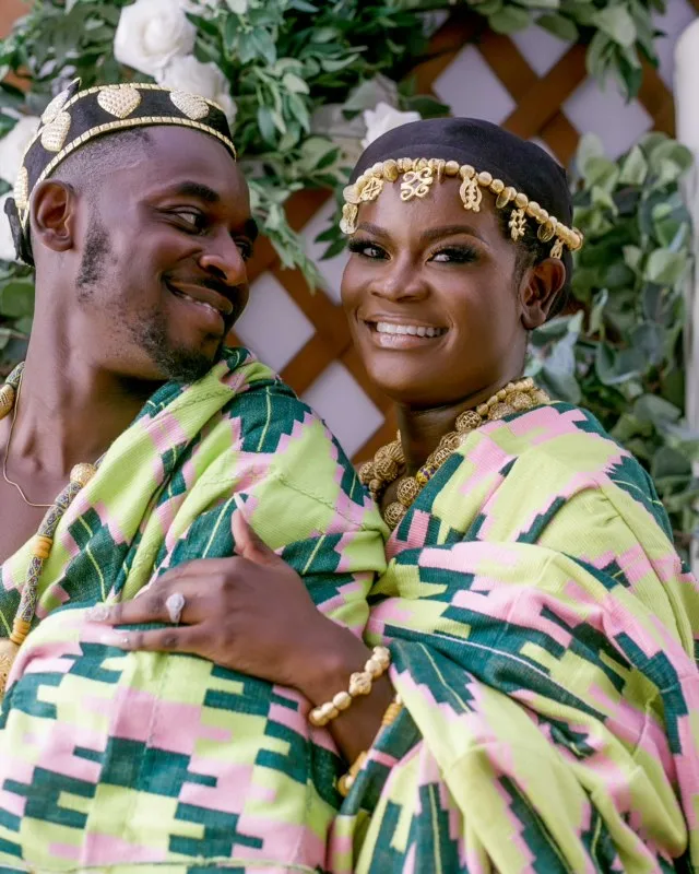 #MELORIE2021: Inside Equa Boakye and Kwesi’s culturally-rich kente wedding