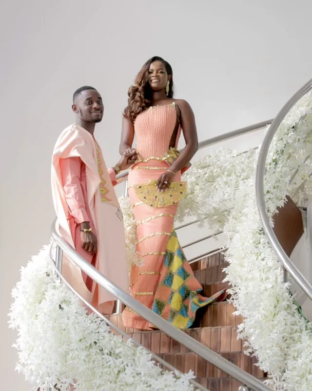 #MELORIE2021: Inside Equa Boakye and Kwesi’s culturally-rich kente wedding