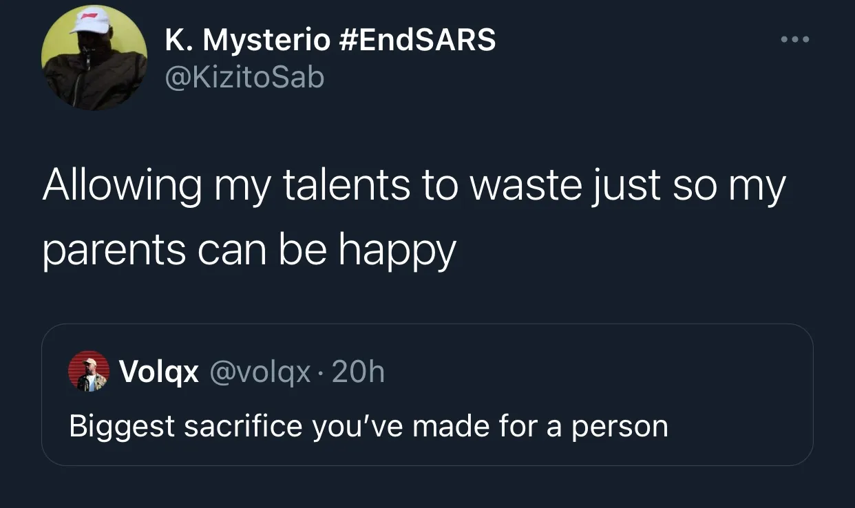 Have you ever sacrificed for love? Twitter users share their heartbreaking experiences.