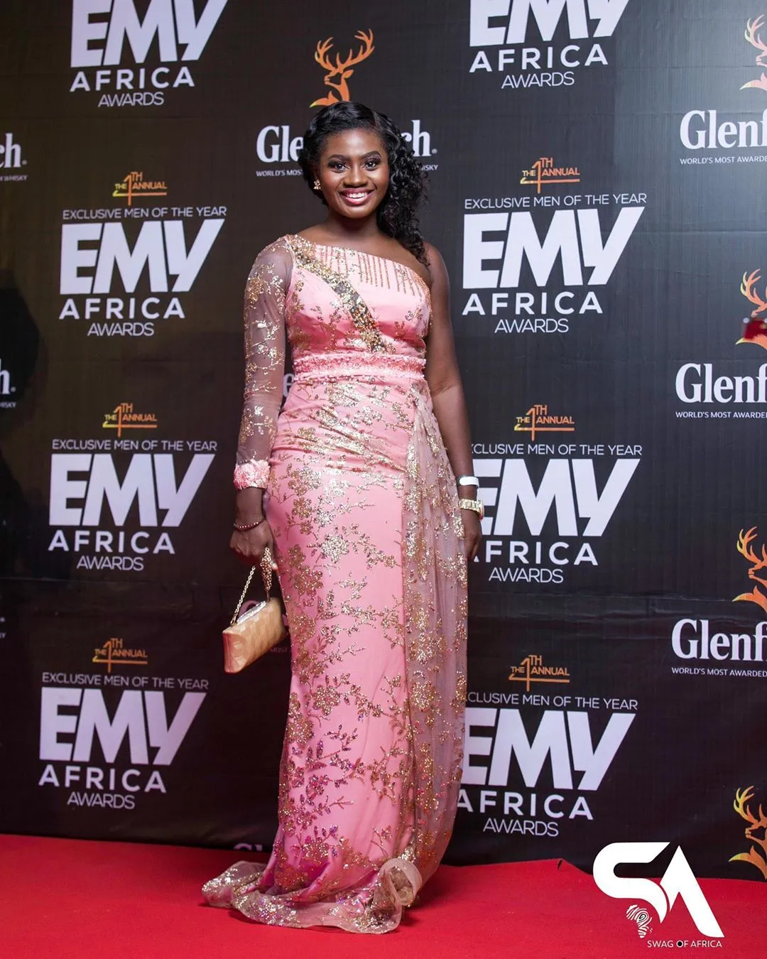 Martha Ankomah, KOD, Dentaa spotted at the 2019 EMY Awards