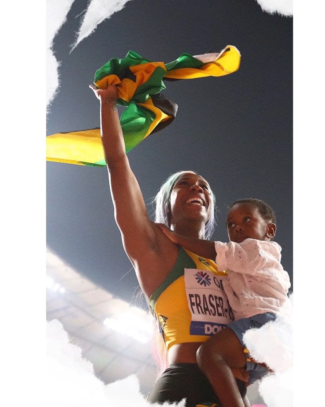 The fastest woman in the world is a black mother and we’ve decided to stan!!!