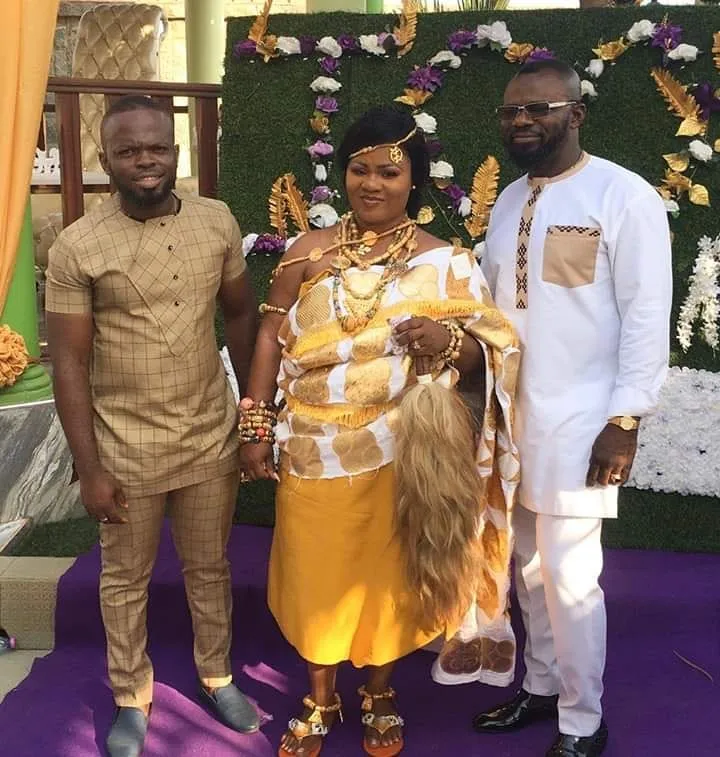 Here are the first photos and videos from gospel musician Obaapa Christy's traditional wedding