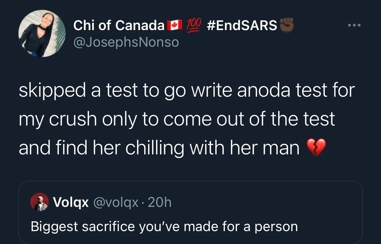 Have you ever sacrificed for love? Twitter users share their heartbreaking experiences.
