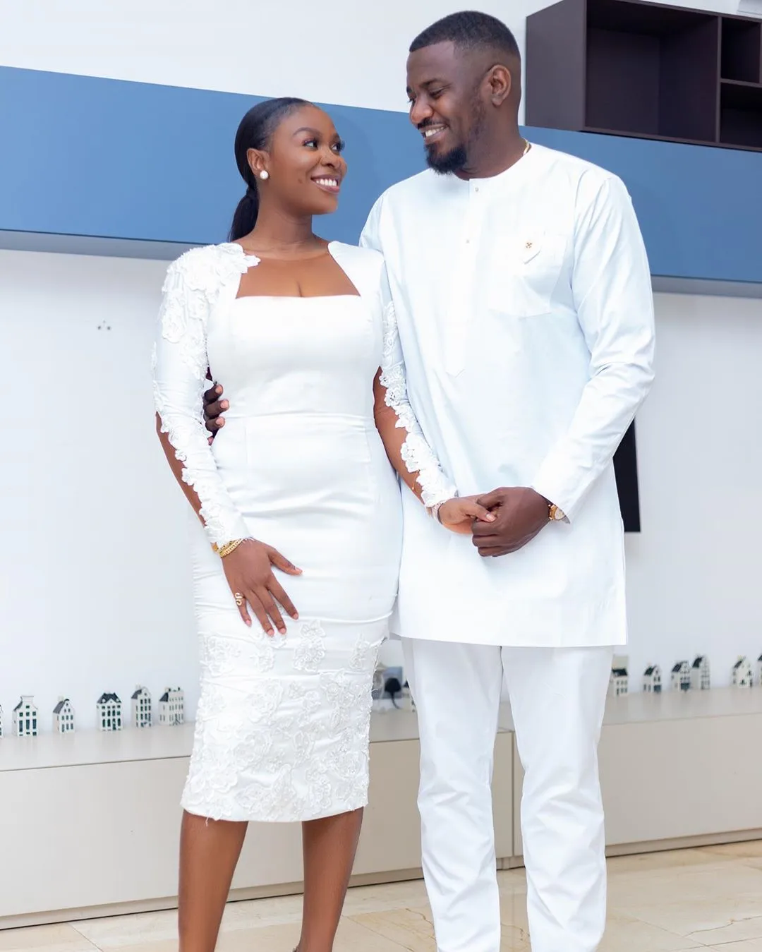 John Dumelo and Gifty are happily celebrating their 1st Anniversary with these nostalgic videos
