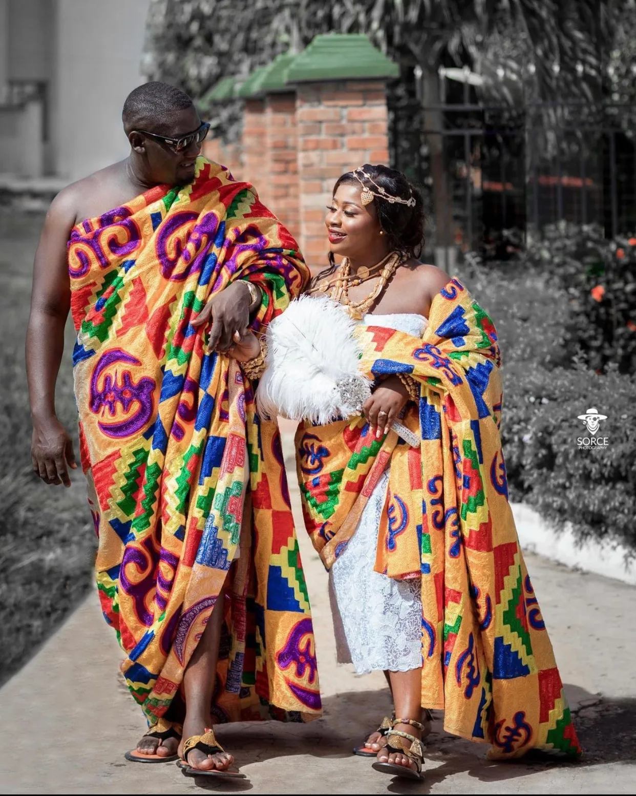 These matching traditional Kente outfits will inspire you to get married in 2021