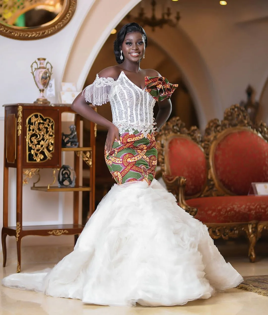 Let these Miss Malaika delegates inspire your next gown with these glamorous African print gown
