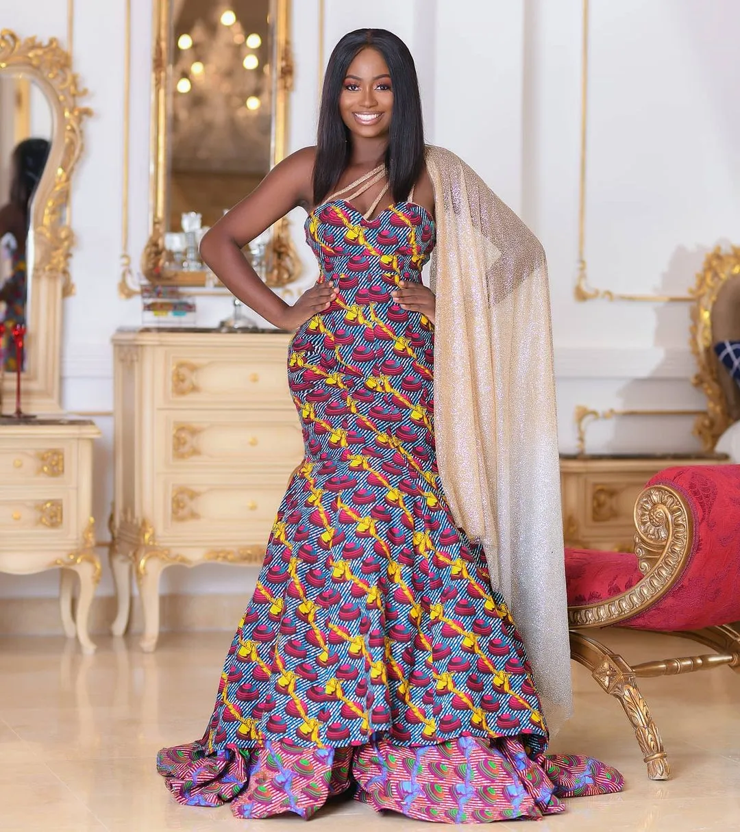 Let these Miss Malaika delegates inspire your next gown with these glamorous African print gown