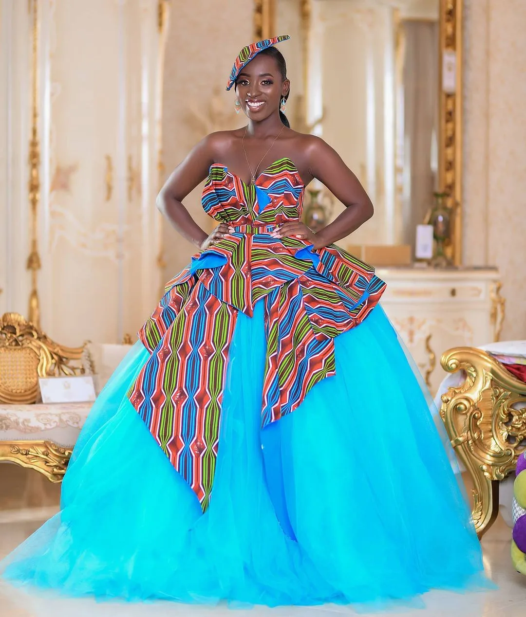 Let these Miss Malaika delegates inspire your next gown with these glamorous African print gown