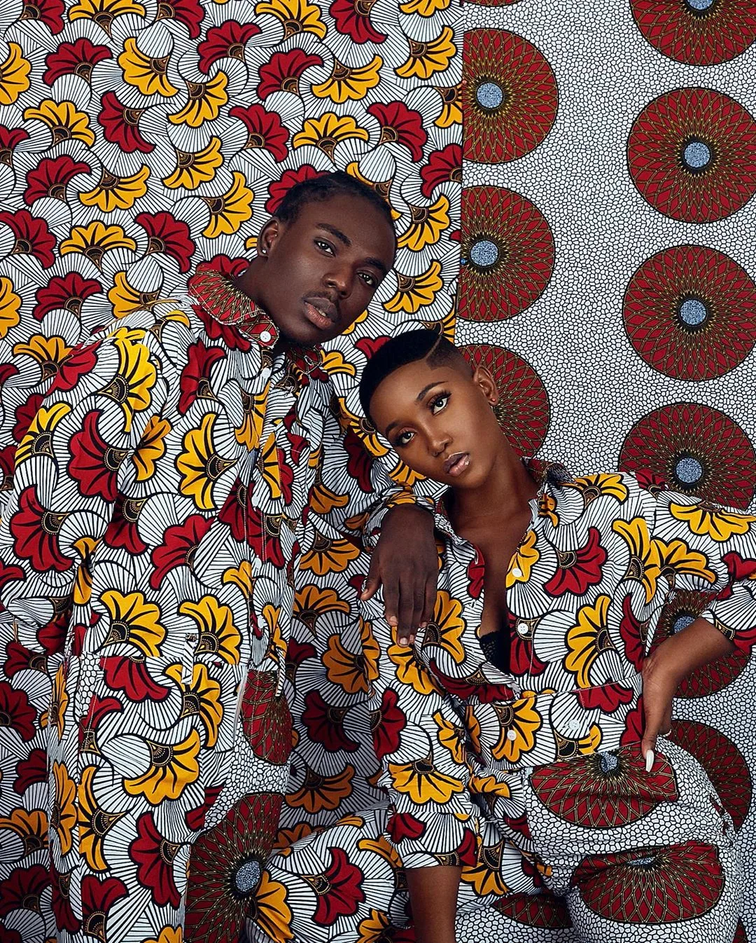 BLACKNIFICENT: Lharley and Twitch are giving us dope African print ideas with this editorial