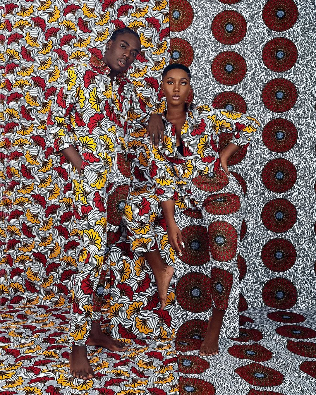 BLACKNIFICENT: Lharley and Twitch are giving us dope African print ideas with this editorial