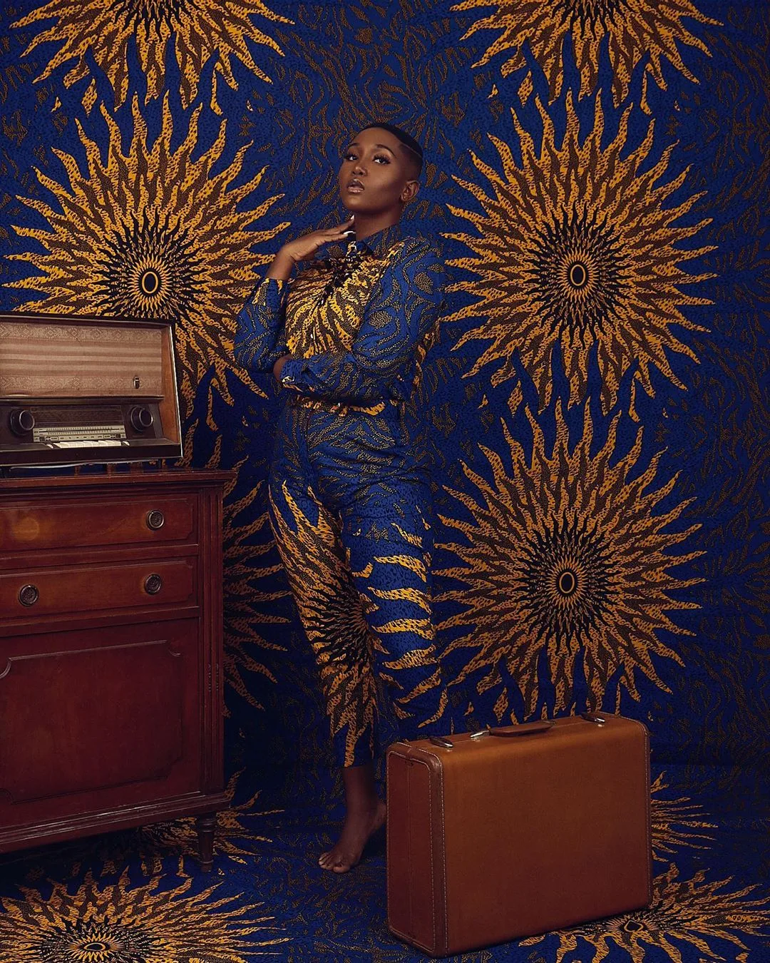 BLACKNIFICENT: Lharley and Twitch are giving us dope African print ideas with this editorial