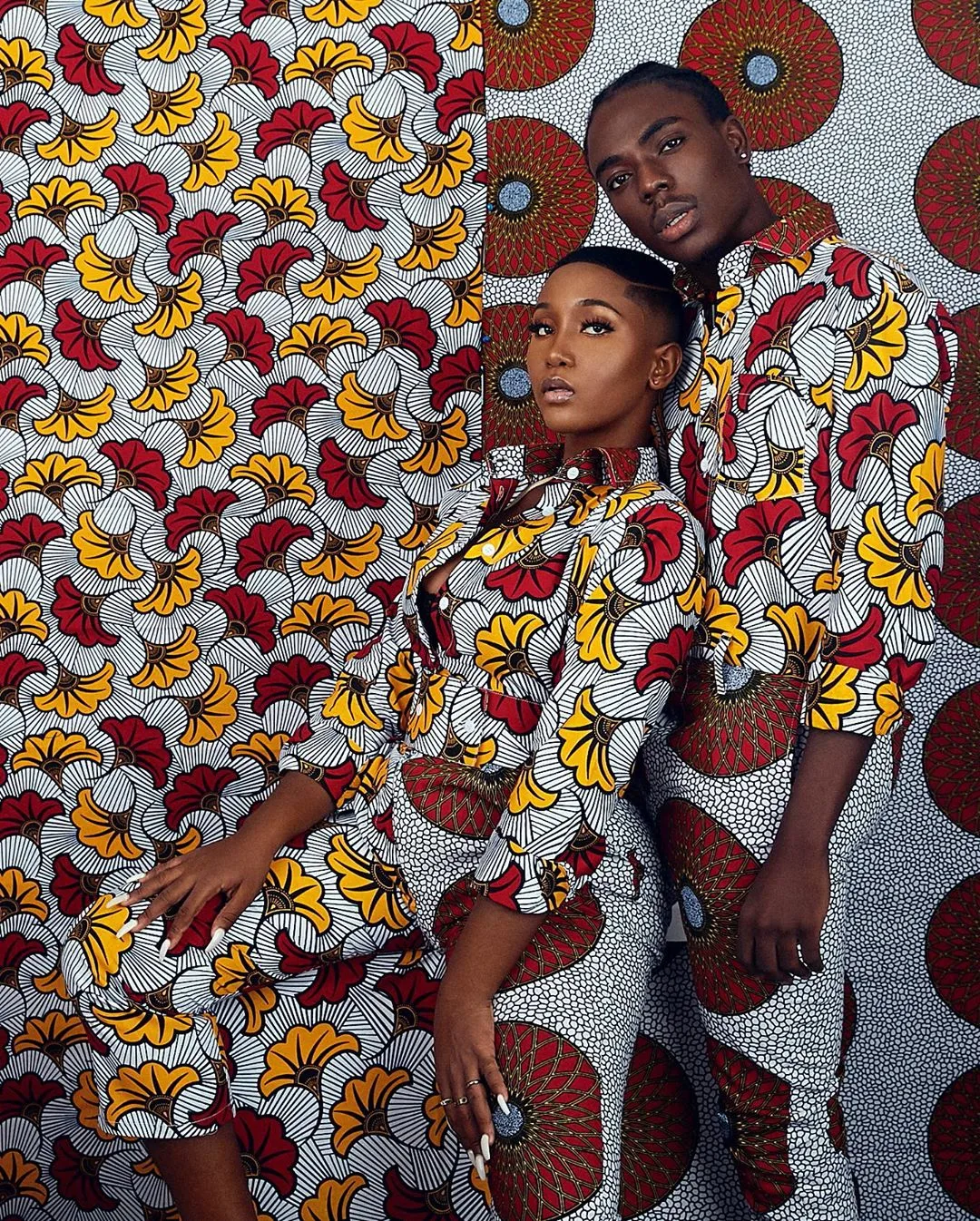 BLACKNIFICENT: Lharley and Twitch are giving us dope African print ideas with this editorial