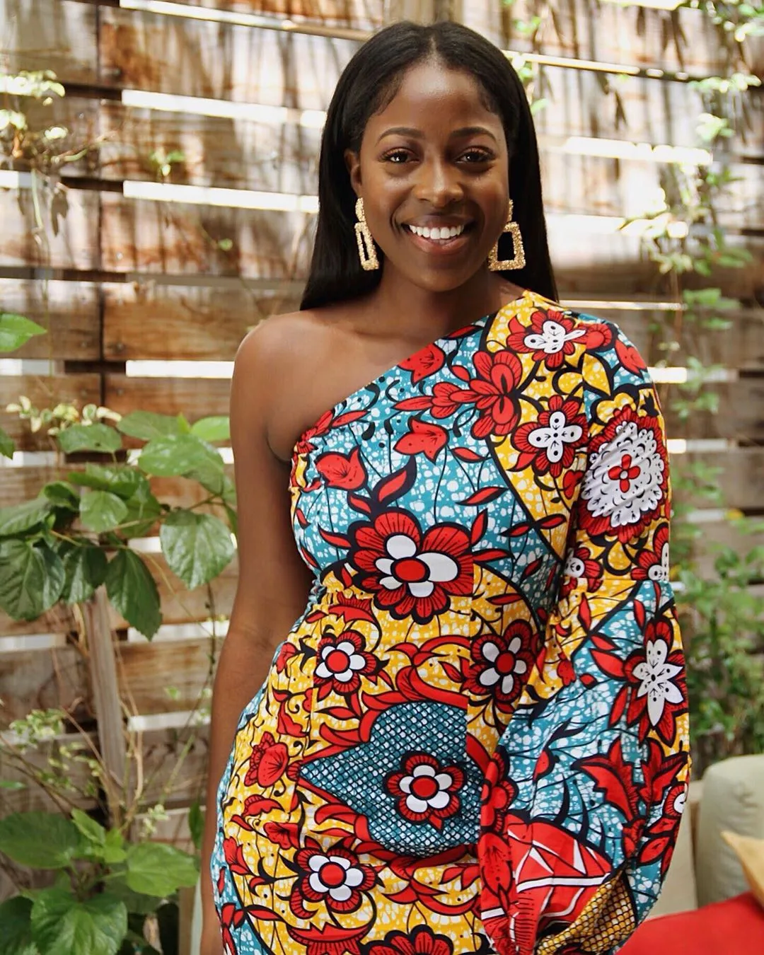 We think these African print outfits will look very good on you