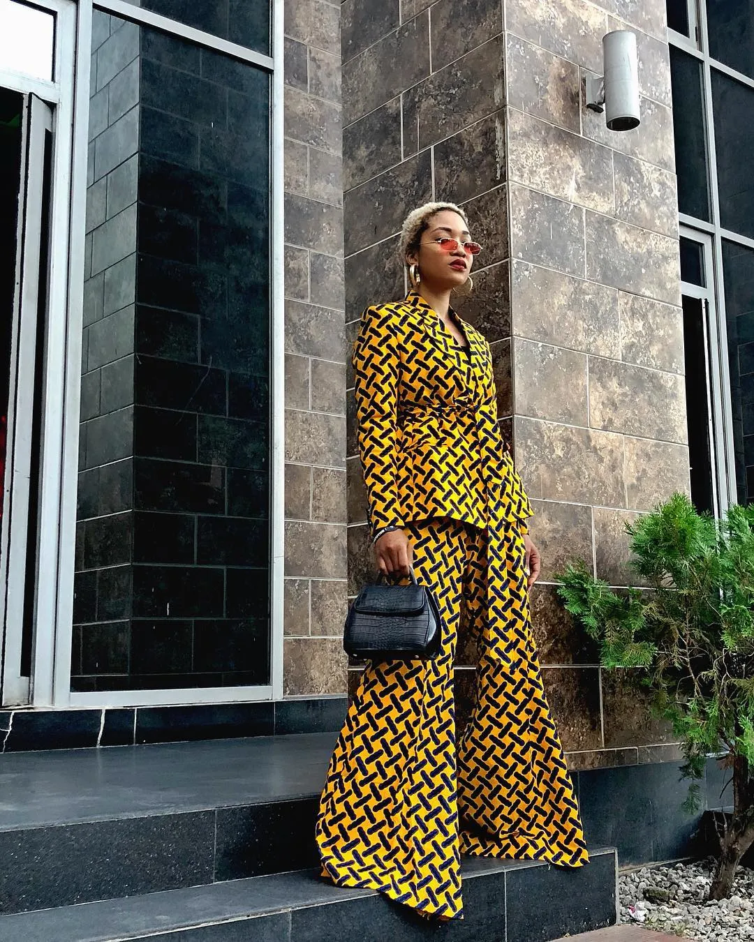 We think these African print outfits will look very good on you