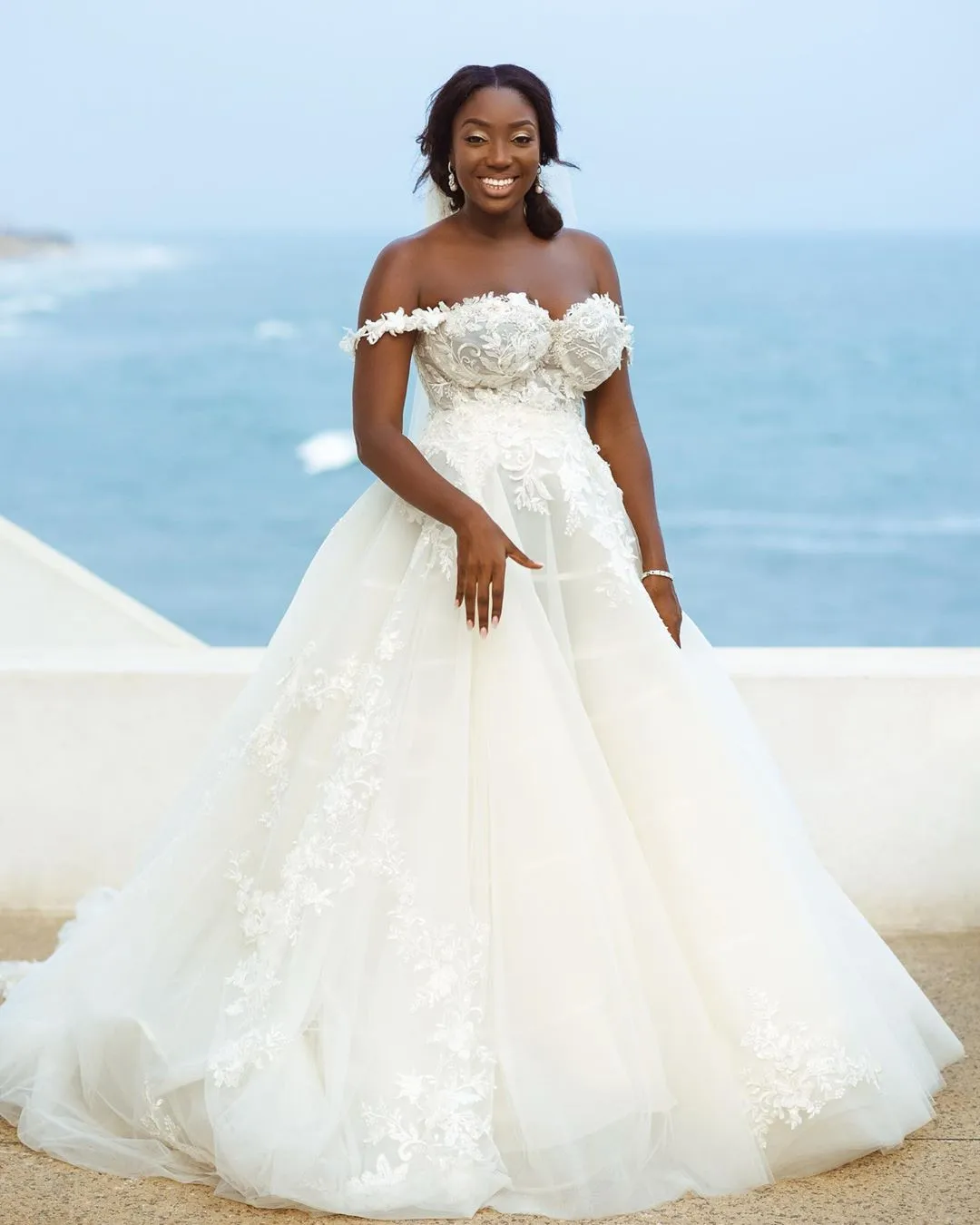Brian and Aku Akuffo sealed their royal love at the Christianborg Castle and left us lovestruck