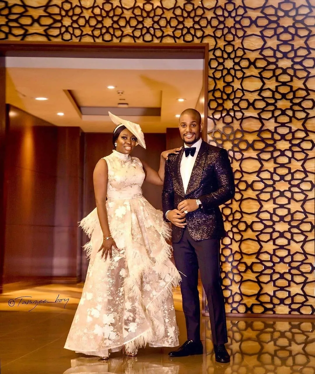 #BamTeddy19: Bambam and Teddy-A’s wedding in Dubai had guests rocking all-white outfits