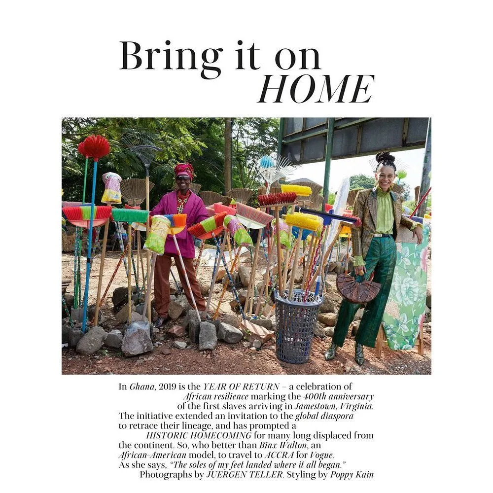 The city of Accra and its designers are being celebrated in British Vogue’s October Issue