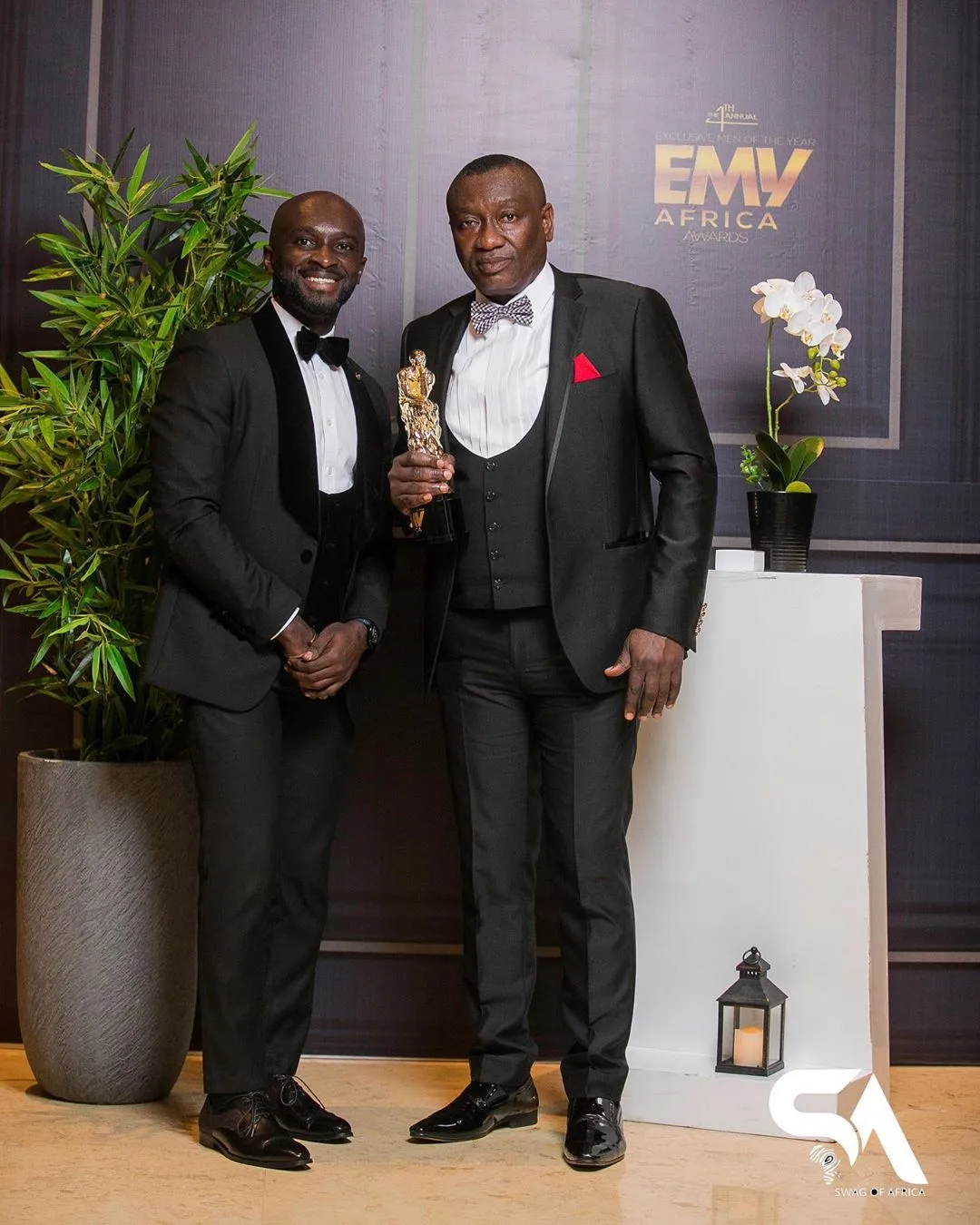 Martha Ankomah, KOD, Dentaa spotted at the 2019 EMY Awards