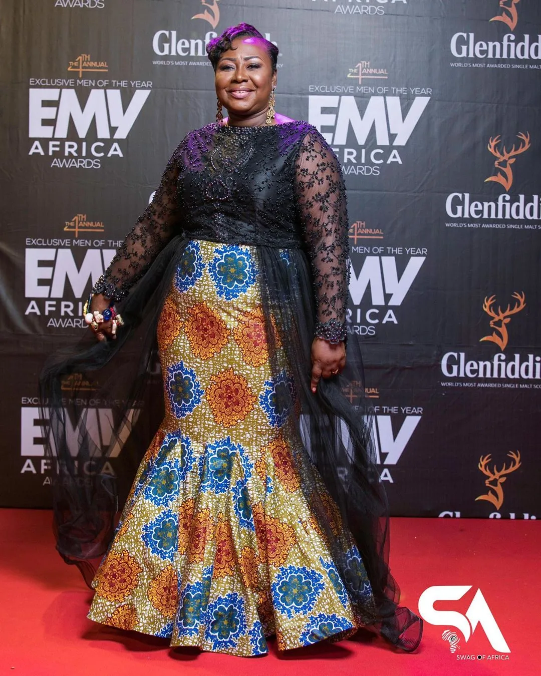 Martha Ankomah, KOD, Dentaa spotted at the 2019 EMY Awards