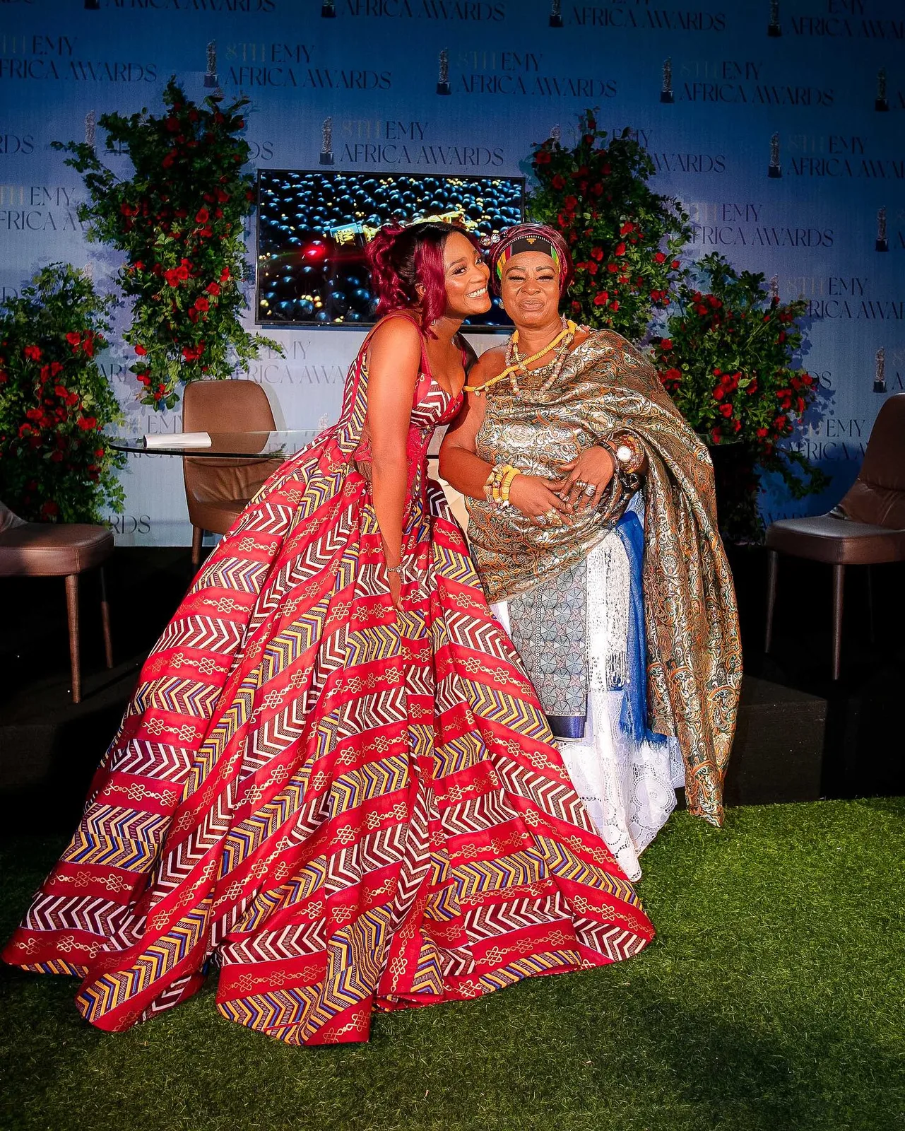 Efya and her mother
