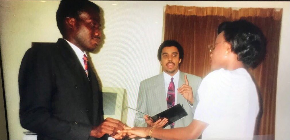 How it started vrs how it’s going: Bishop Dag officiates at Pastor’s wedding and does same for Pastor’s daughter 27 years later.