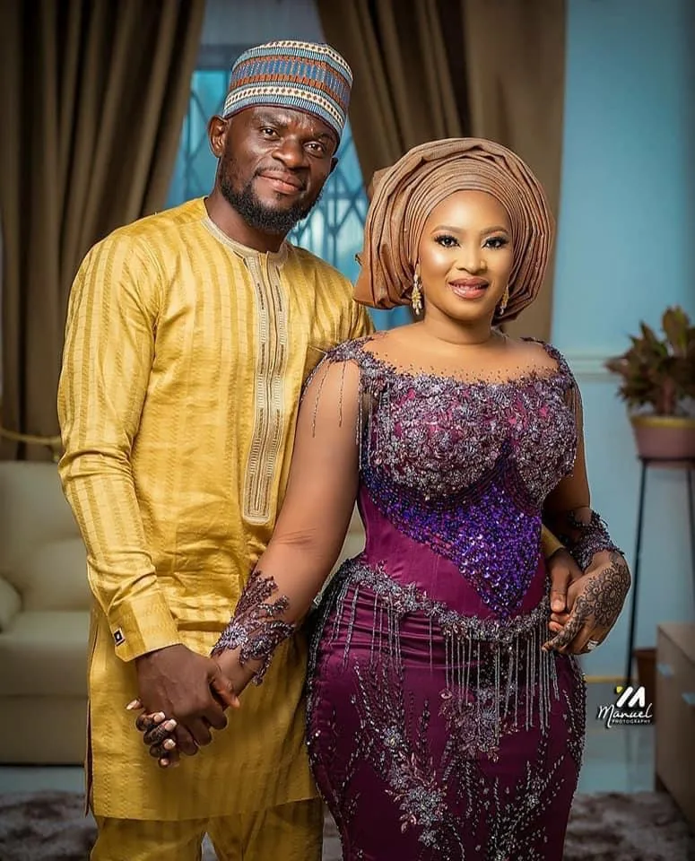 Take a look at all the glamour from Ghanaian goalkeeper, Fatau Dauda and his heartthrob, Failatu Alhassan’s wedding.