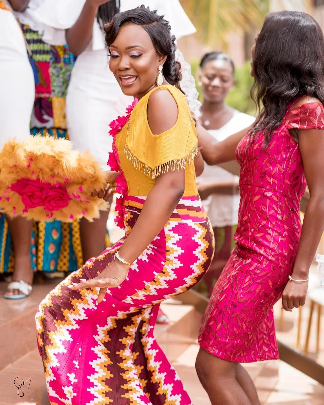 Philip & Mensima’s wedding was a star-studded one