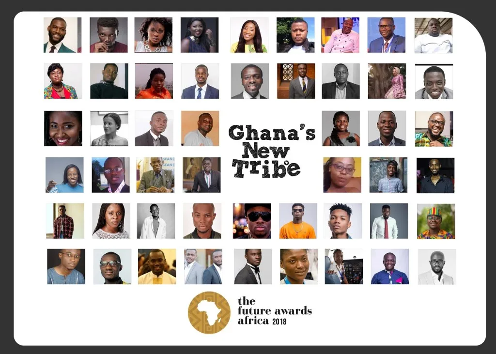 Papa Oppong, Akosua Afriyie-Kumi and 48 outstanding young people who have been nominated for The Future Awards Africa