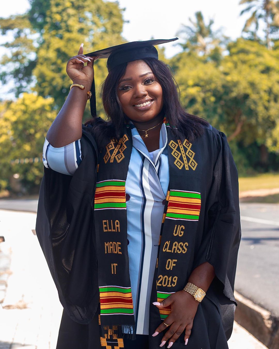 #Graduation2k19: 15 fashionable Legon graduates whose outfits deserve a degree for style