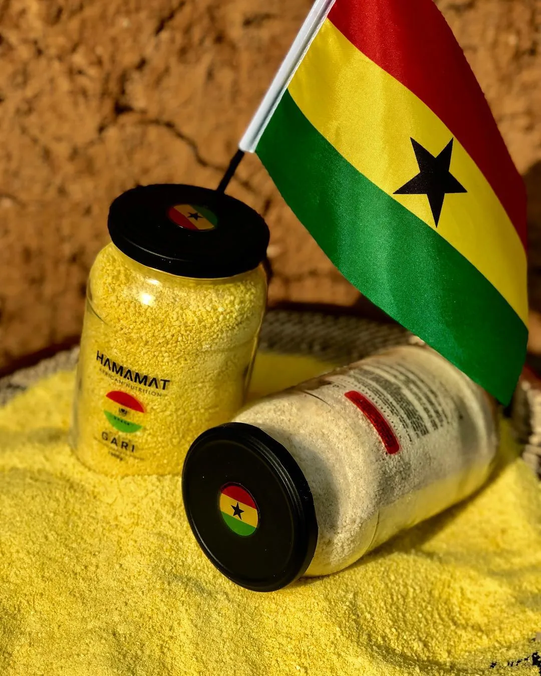Hamamat Montia is re-branding the popular staple Gari to give it a global appeal