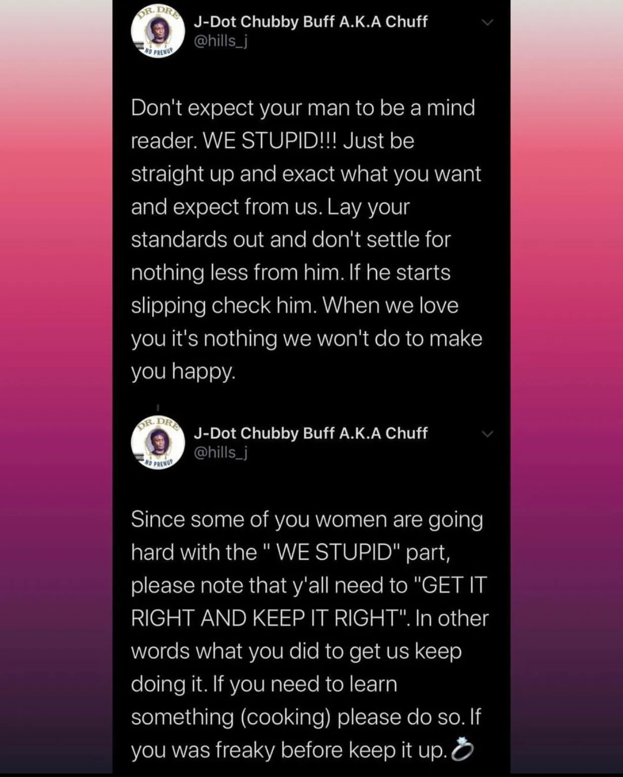 Twitter men were asked to give relationship advice to women. You need to see their responses.