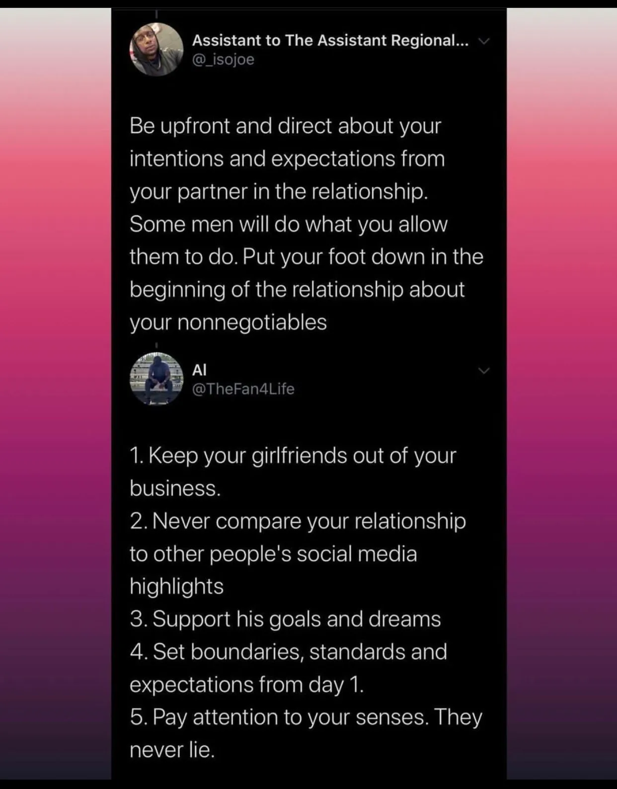 Twitter men were asked to give relationship advice to women. You need to see their responses.