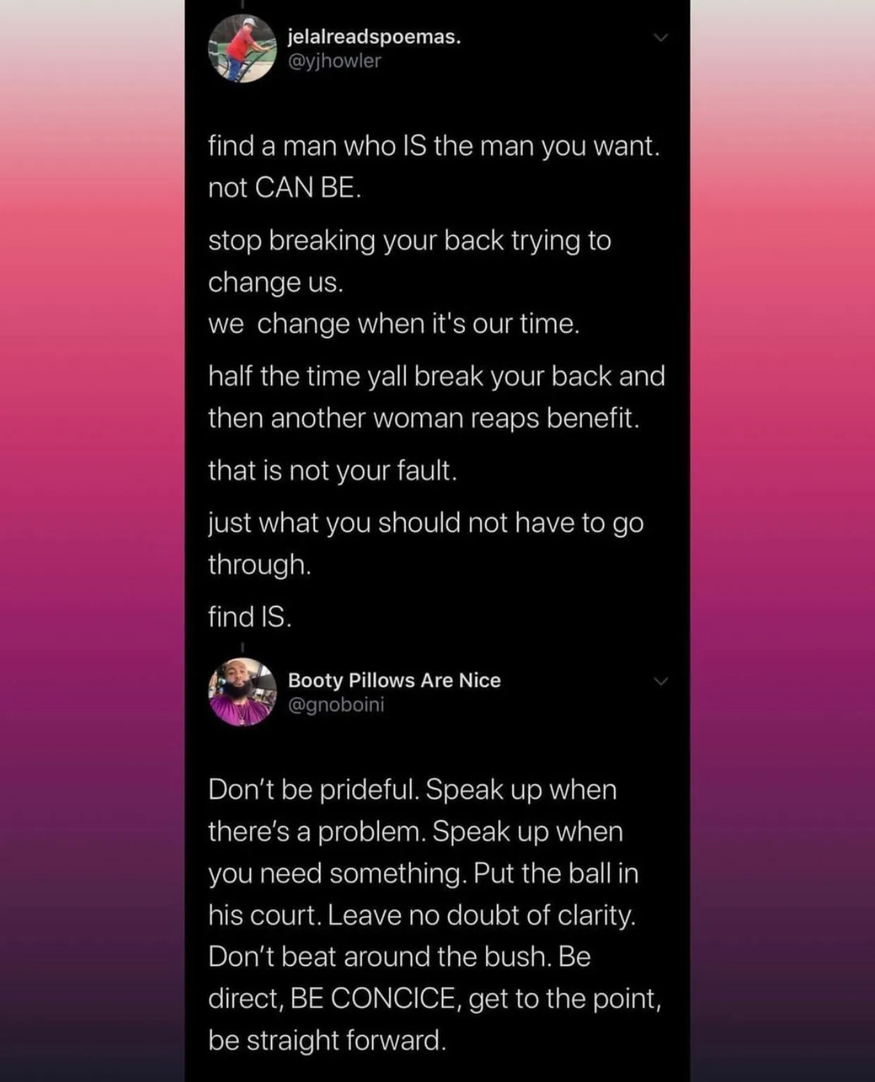 Twitter men were asked to give relationship advice to women. You need to see their responses.
