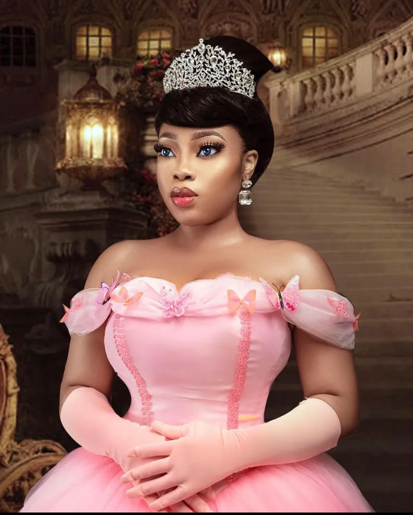 Moesha Buduong celebrates her 31st birthday releasing beautiful photos of her dressed as a disney princess.