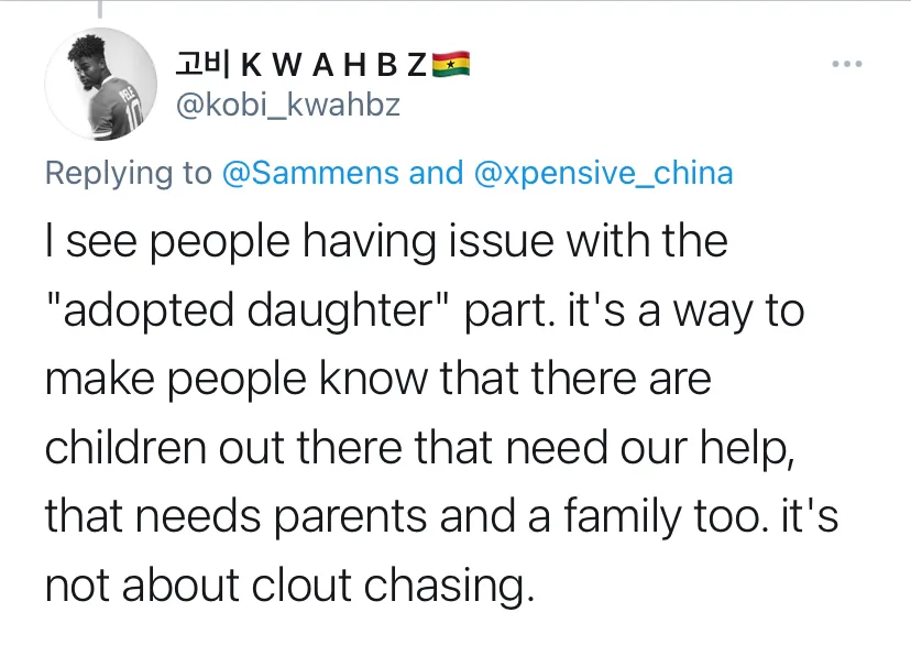 Ghanaians descend on Samuel Attah-Mensah after a photo of him and his adopted daughter surfaced on Twitter.