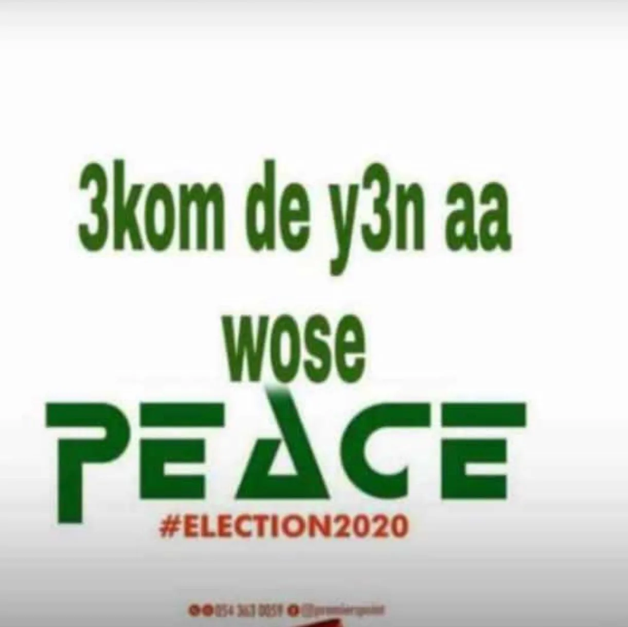 #Election2020: You need to see these rib-cracking “I Stand For Peace” flyers.