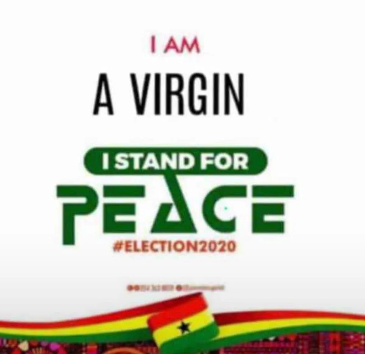 #Election2020: You need to see these rib-cracking “I Stand For Peace” flyers.