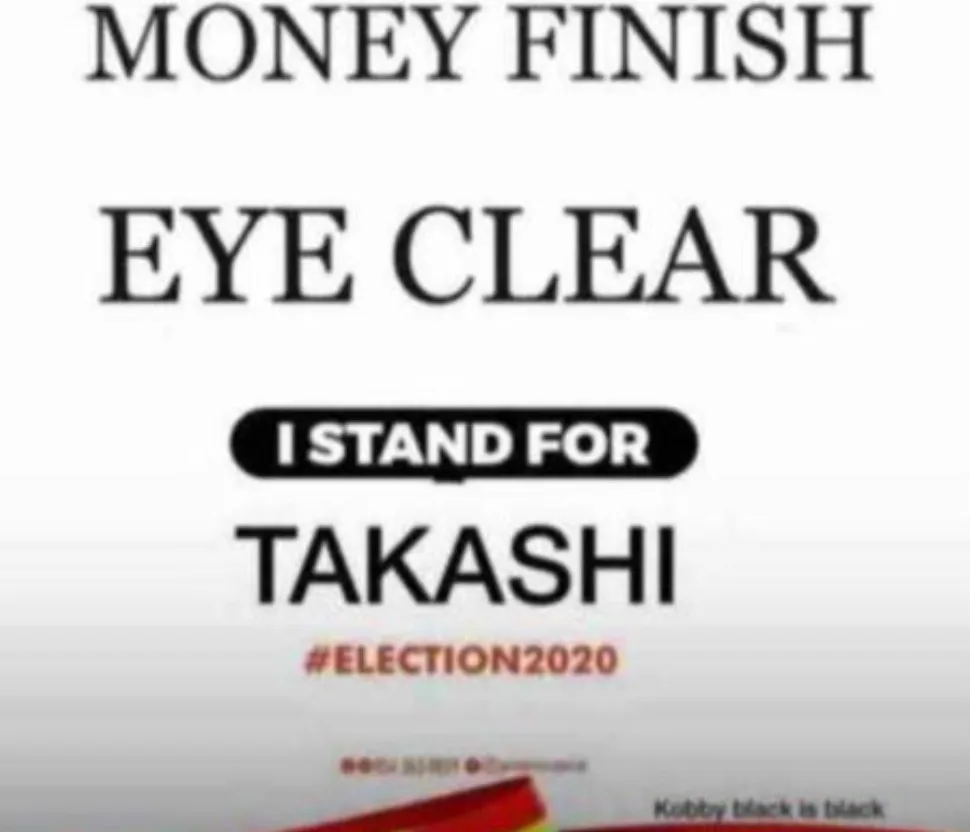 #Election2020: You need to see these rib-cracking “I Stand For Peace” flyers.