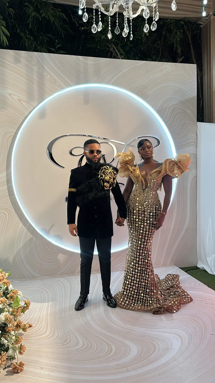 10/10: Every Look Ghanaian Stylist VTabi and King Cold Wore for Their Classy #VEEVALACOLD Wedding