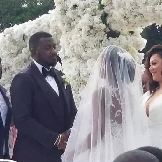 Here are the first photos from John Dumelo & Gifty’s destination wedding