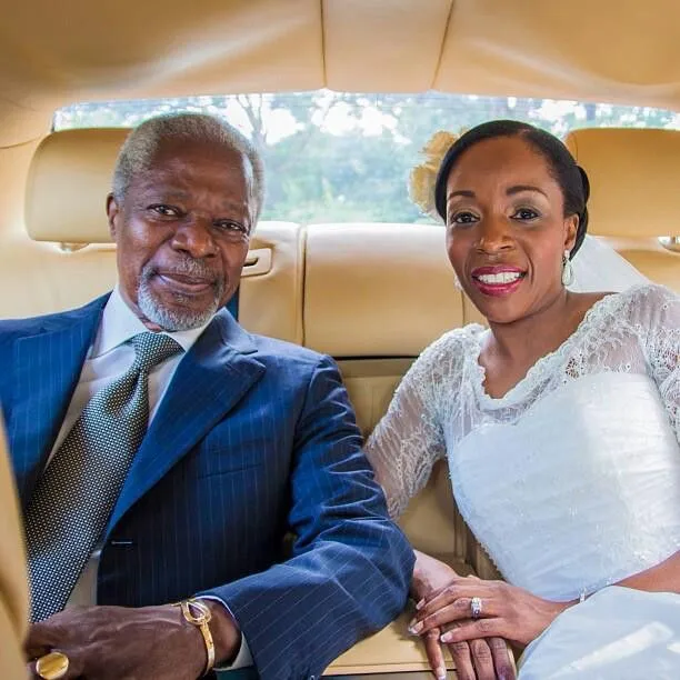 KOFI ANNAN AND DAUGHTER