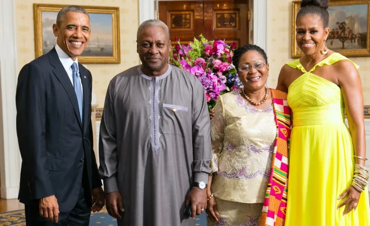 Lordina Mahama and Obama