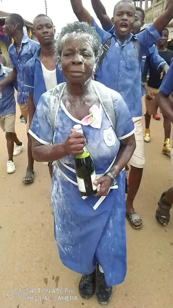 57-year-old Elizabeth Yamoah makes history as she completes B.E.C.E