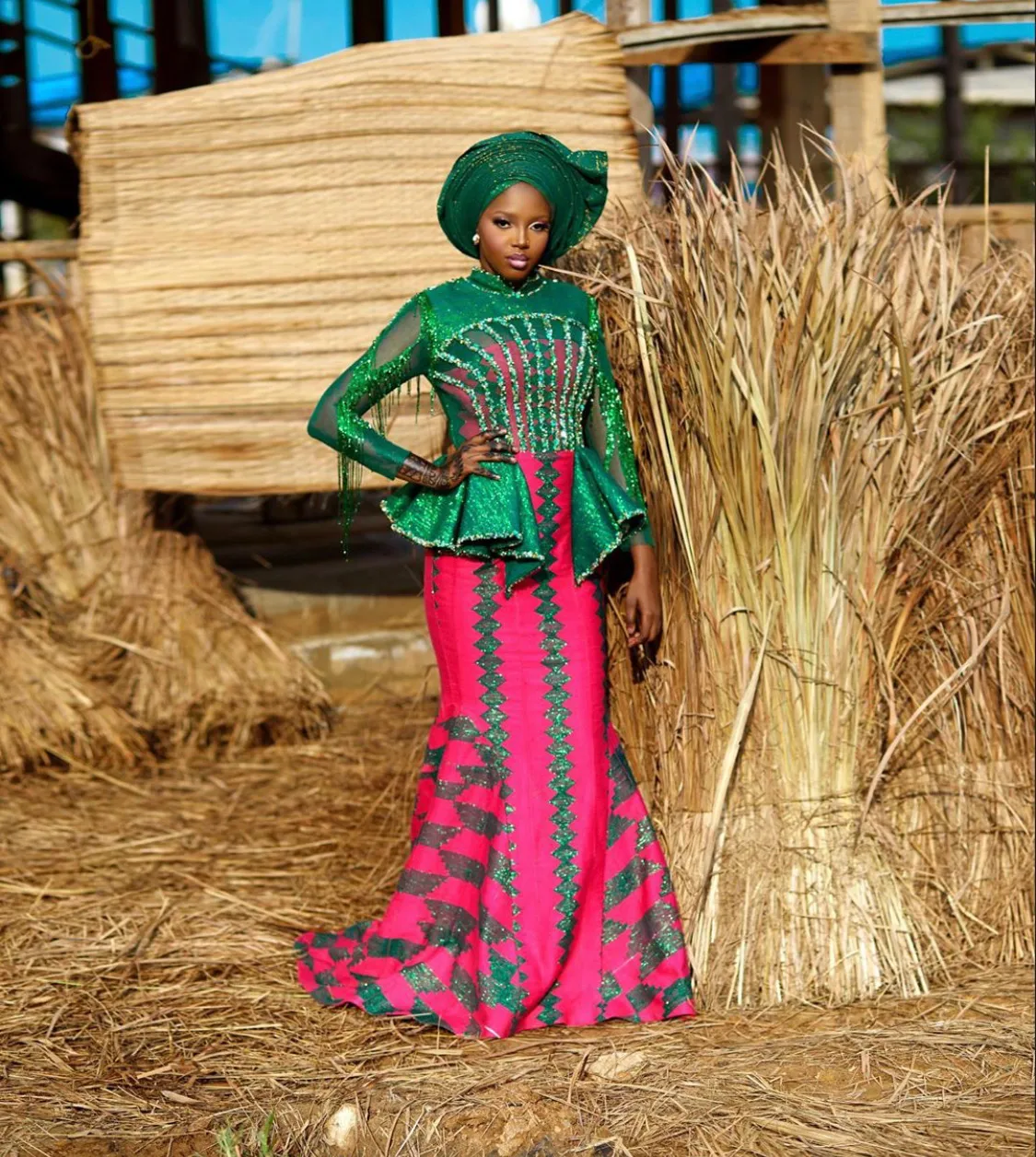 This Fulani Goddess collection from Moda Bertha is major inspo for Muslim brides